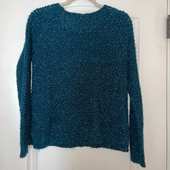 Forever 21 turquoise sweater - Picture 2 of 3